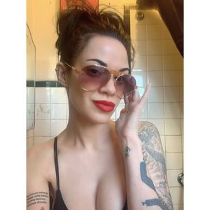 CHLOE TAN AND GOLD TAMARI AVIATOR SUNGLASSES 🕶